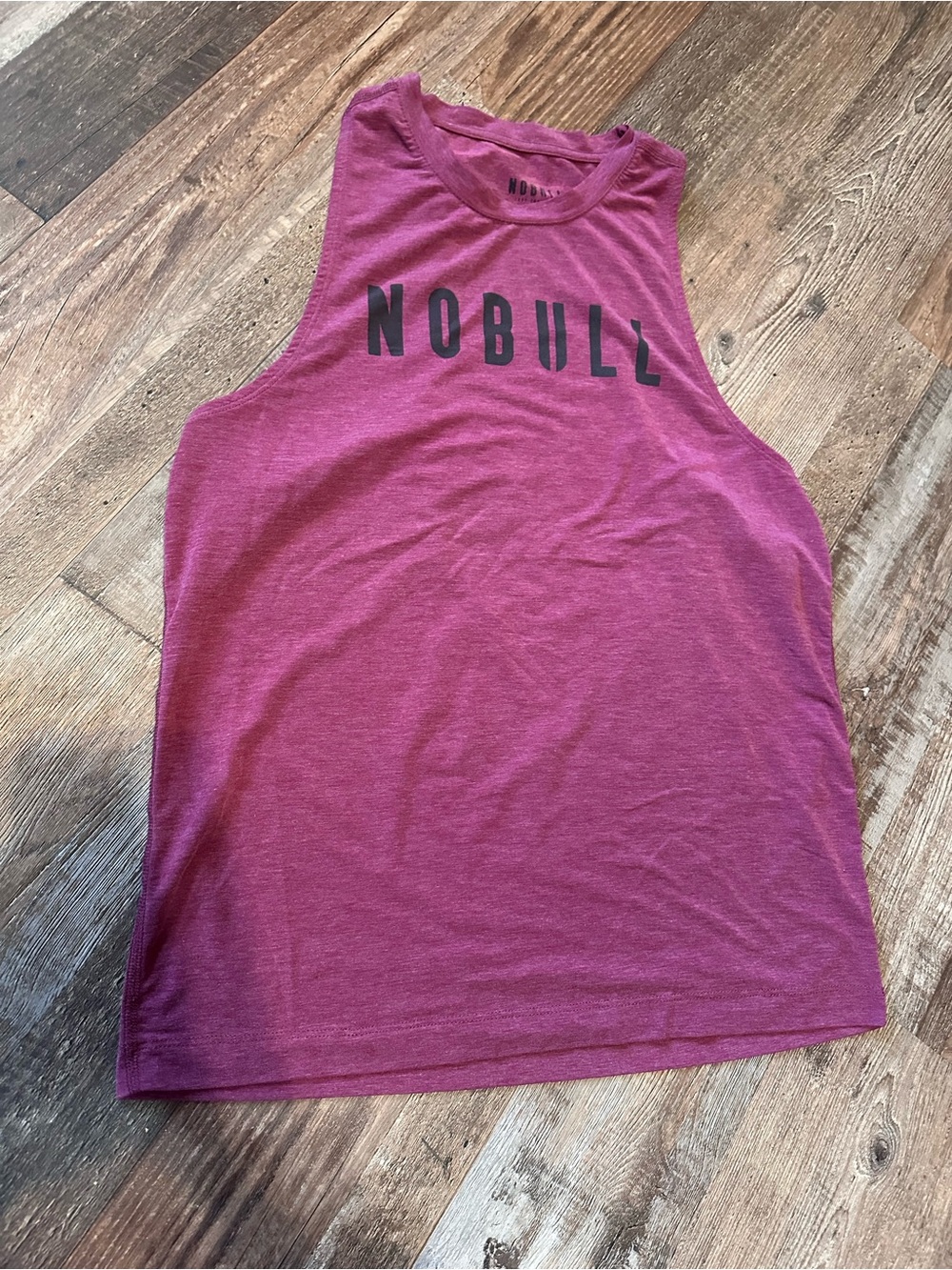 NOBULL Women's Muscle Tank - Deep Berry with Black Logo